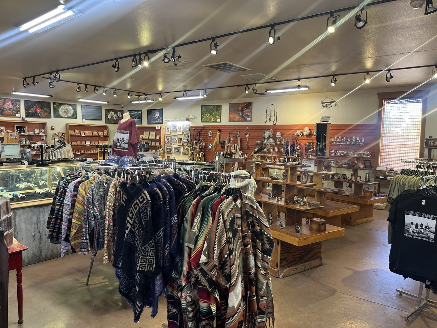 The trading post gift shop at Little Hollywood in Kanab